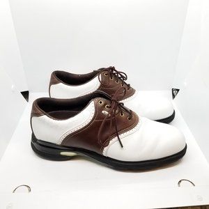 Vintage Etonic Golf Cleat Sz 9.5 M Saddle Shoe Good Condition - Stabillite Plus